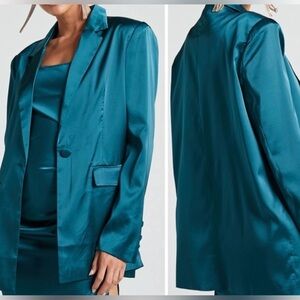 Showpo Teal Blazer